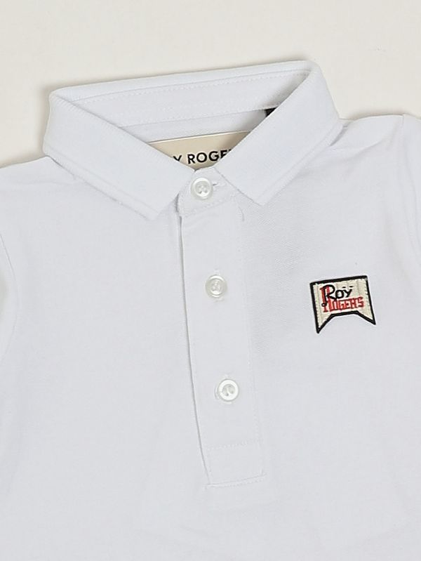 3. Polo en coton stretch pour bébé garçon Blanc Roy Roger's rg12100