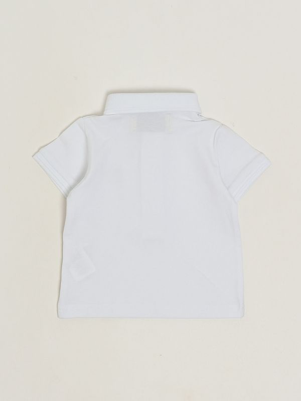 2. Polo en coton stretch pour bébé garçon Blanc Roy Roger's rg12100