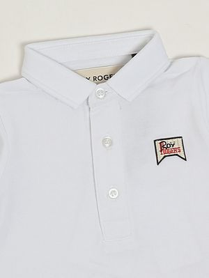 3. Polo en coton stretch pour bébé garçon Blanc