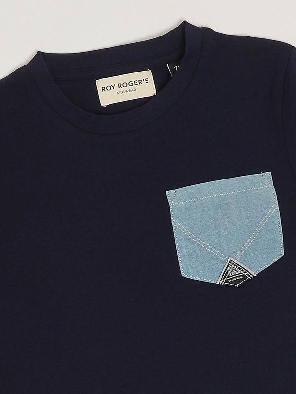 3. Camiseta de algodón para niño Azul Roy Roger's rg10400