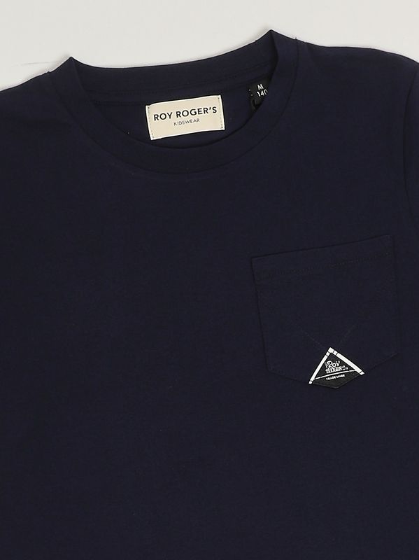 3. Baumwoll-T-Shirt für Jungen Blau Roy Roger's rg10700