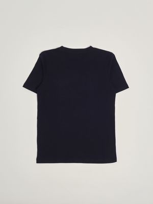 2. Baumwoll-T-Shirt für Jungen Blau