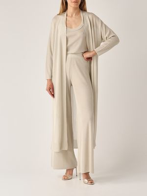 2. Women's lurex viscose sweater Platinum