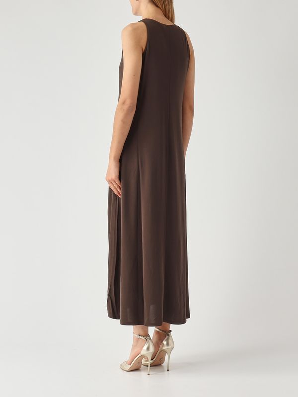 4. Bosso Damenkleid aus Viskose Verbrannt MM Max Mara 2616621038600
