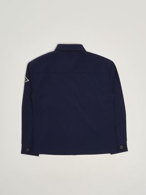 2. Camicia bambino in misto viscosa stretch Blu