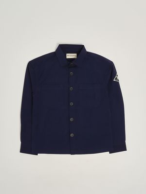 1. Camicia bambino in misto viscosa stretch Blu