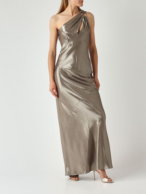 2. Women's Odissea dress in laminated viscose Steel Max Mara Studio 2616221084600