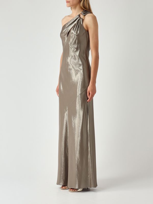 3. Women's Odissea dress in laminated viscose Steel Max Mara Studio 2616221084600
