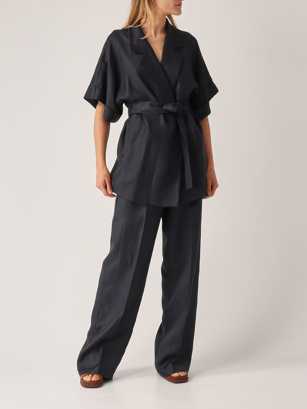 2. Chaqueta de mujer de viscosa y lino Abismo Liviana Conti l6sm90