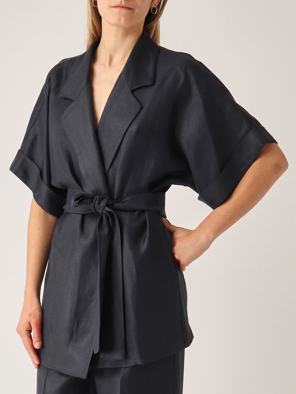 5. Chaqueta de mujer de viscosa y lino Abismo Liviana Conti l6sm90