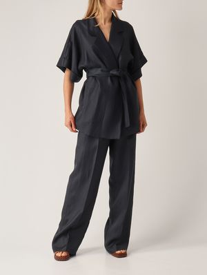 2. Veste femme en viscose et lin Abîme