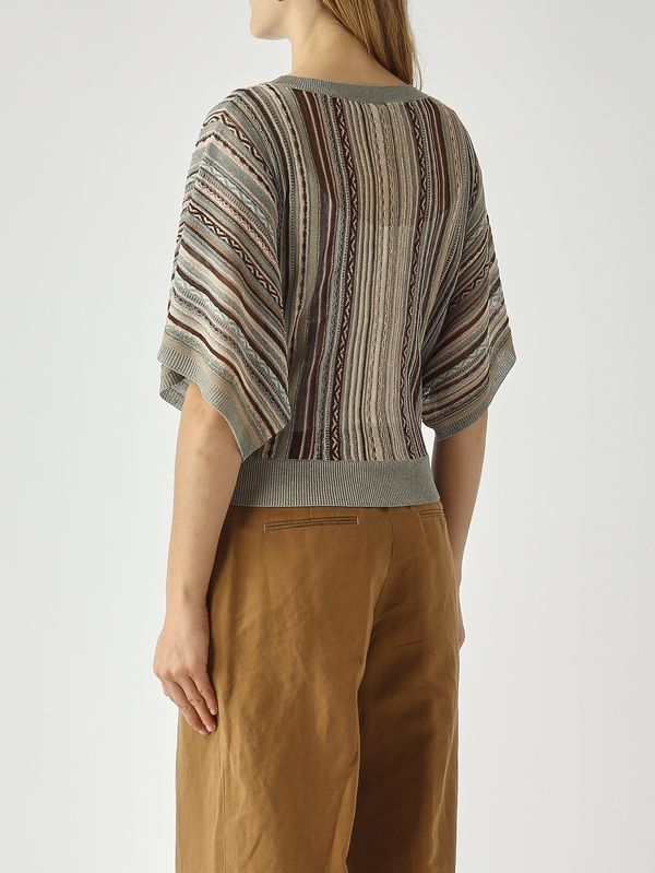 4. Suéter de mujer de viscosa con lurex Multicolor Nenette myriam
