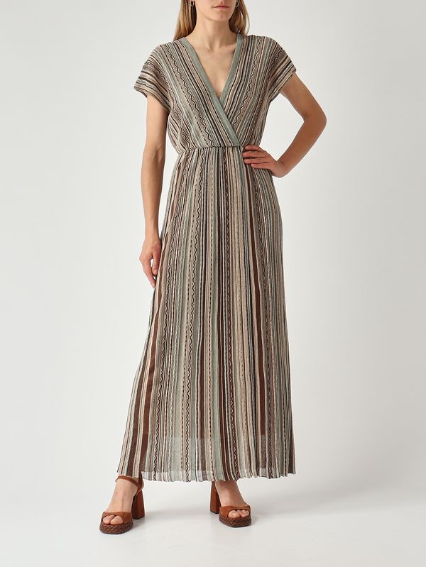 2. Robe pour femme en maille lurex. Multicolore Nenette timo