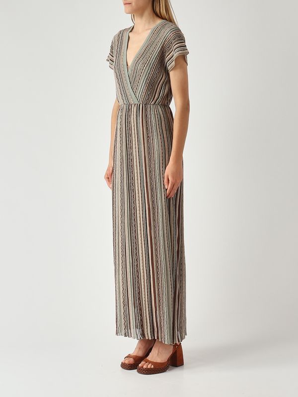3. Robe pour femme en maille lurex. Multicolore Nenette timo