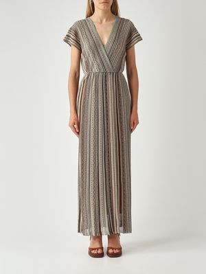 1. Robe pour femme en maille lurex. Multicolore