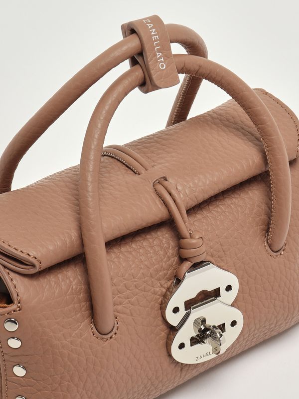 5. Sac Dotta Centauro Baby en cuir martelé pour femme Ribolla brune Zanellato 0687501120000 b