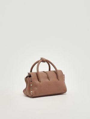 2. Sac Dotta Centauro Baby en cuir martelé pour femme Ribolla brune