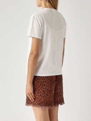 4. Emilie Women's Cotton T-Shirt White