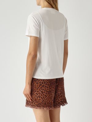 3. Emilie Women's Cotton T-Shirt White
