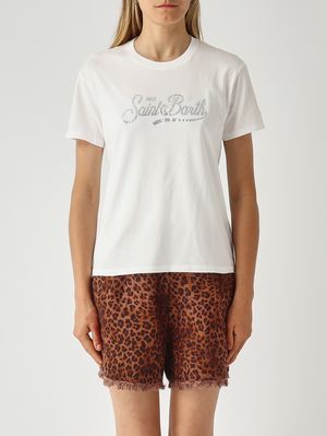 1. Emilie Women's Cotton T-Shirt White