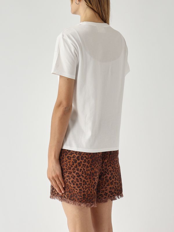 3. Damen-T-Shirt Emilie aus Baumwolle Weiß MC2 Saint Barth emi0001