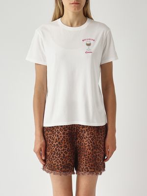 1. Damen-T-Shirt Emilie aus Baumwolle Weiß