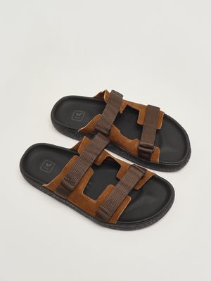 2. Herren-Sandale Arpoador aus Wildleder Cognac