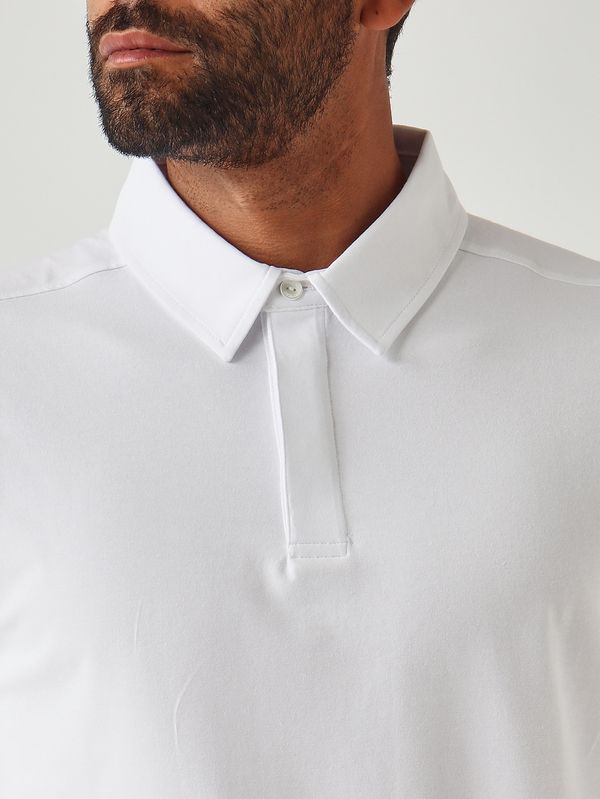 5. Vincelle Cotton men's stretch cotton polo shirt White K-Way k5147nw