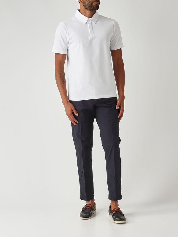 2. Vincelle Cotton men's stretch cotton polo shirt White K-Way k5147nw
