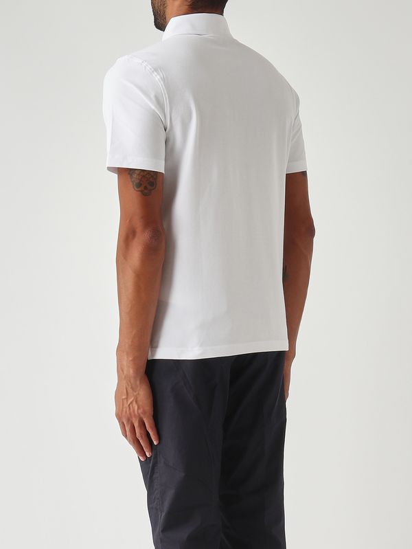 4. Vincelle Cotton men's stretch cotton polo shirt White K-Way k5147nw