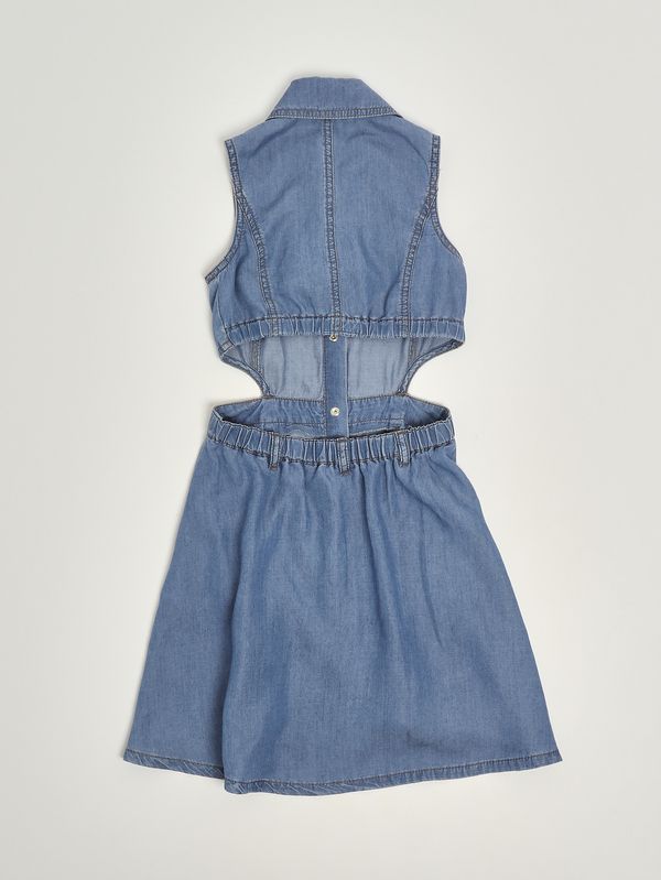 2. Vestido de niña de chambray Vaquero Claro Twinset 261gj2074