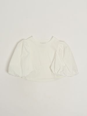 1. Mädchen-T-Shirt aus Baumwolle Gips