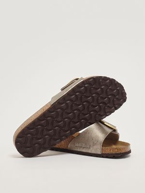 4. Sandale femme Madrid Big Buckle en Birko-Flor Taupe