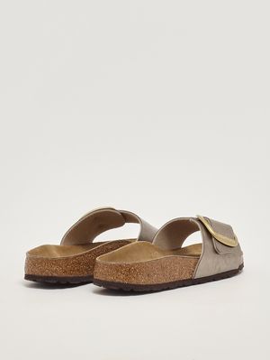 3. Sandale femme Madrid Big Buckle en Birko-Flor Taupe
