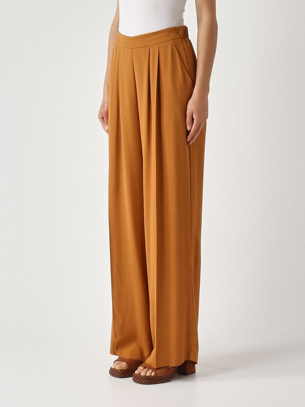 3. Pantalone donna in crepe di misto seta Ambra Maliparmi jh806250672