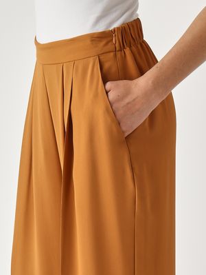 5. Pantalone donna in crepe di misto seta Ambra