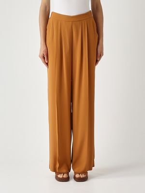 1. Pantalone donna in crepe di misto seta Ambra