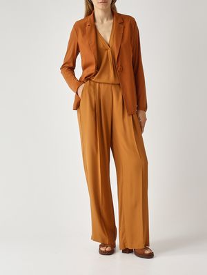 2. Pantalone donna in crepe di misto seta Ambra