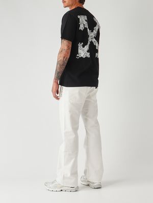 2. T-shirt uomo in cotone Nero