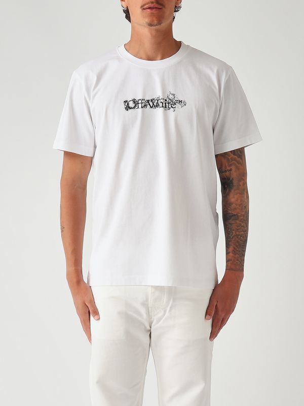Off-White Men's cotton T-shirt - White | Caposerio.com