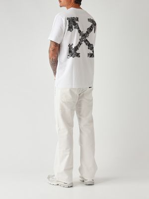 2. T-shirt uomo in cotone Bianco