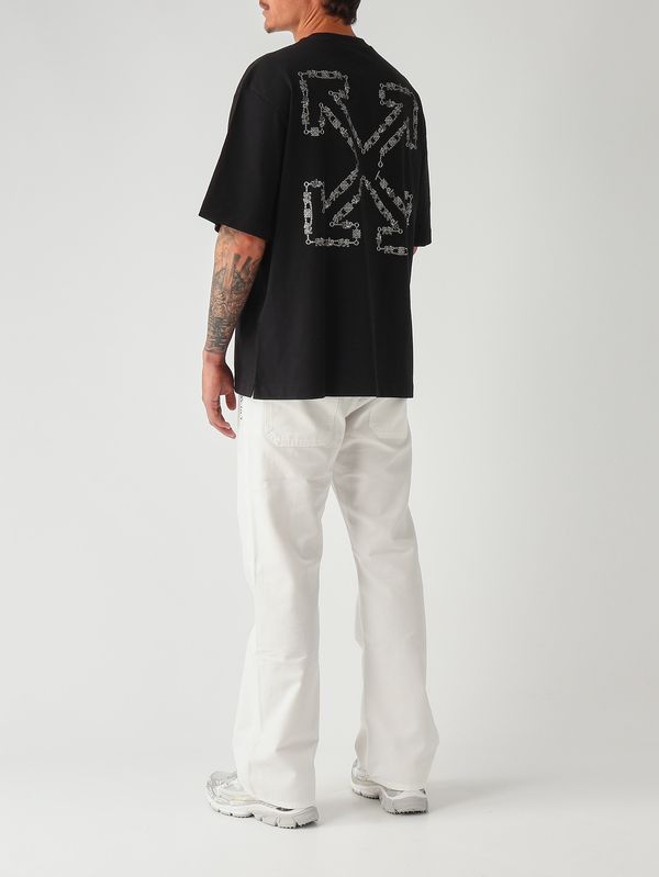 2. T-shirt uomo in cotone Nero Off-White 44maa120s26j004001