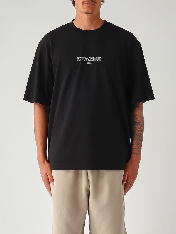 1. T-shirt uomo in cotone Nero Off-White 44maa120s26j007001