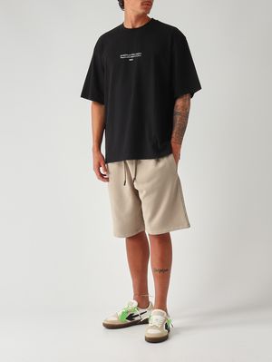 2. T-shirt uomo in cotone Nero