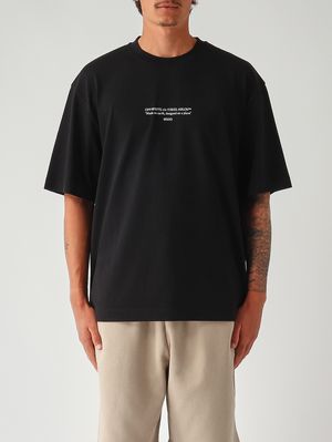 1. T-shirt uomo in cotone Nero