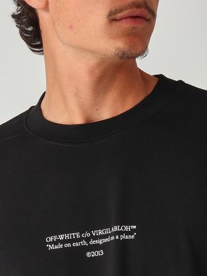 5. T-shirt uomo in cotone Nero