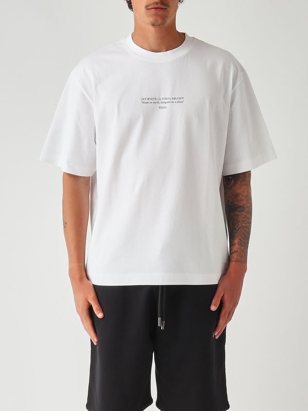 1. T-shirt uomo in cotone Bianco Off-White 44maa120s26j007100