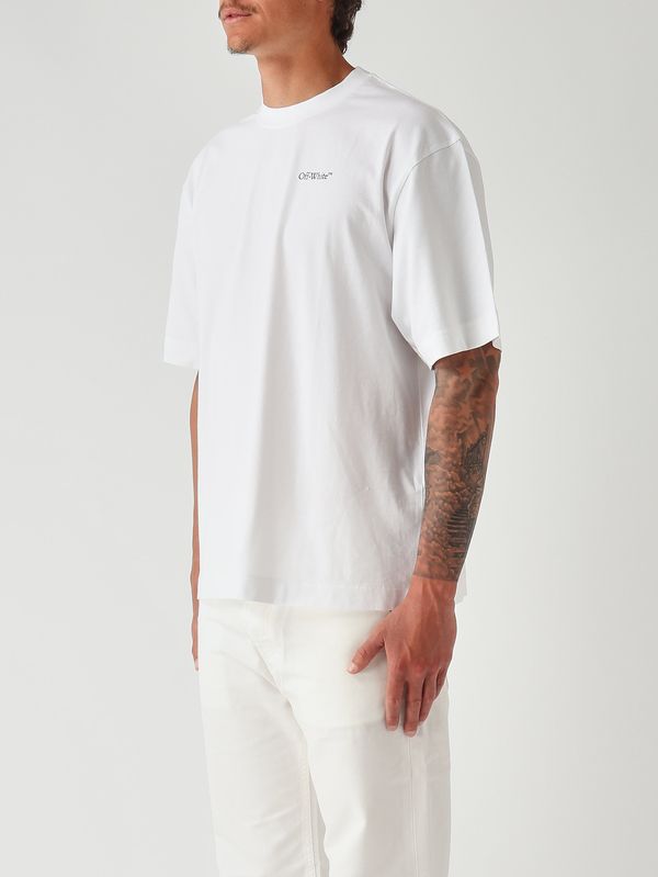 3. T-shirt uomo in cotone Bianco Off-White 44maa120s26j008001