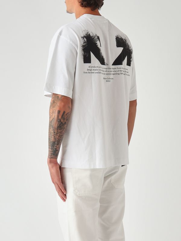 4. T-shirt uomo in cotone Bianco Off-White 44maa120s26j008001