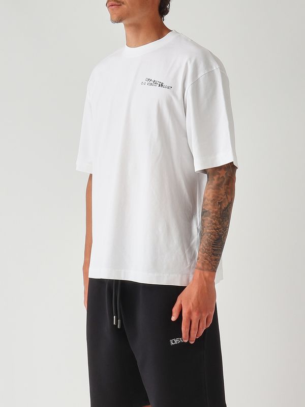 3. Camiseta de algodón para hombre Blanco Off-White 44maa120s26j00k100